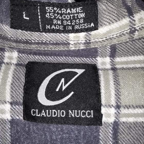 Soft flannel shirt size large from Claudio Nucci - Picture 6 of 6